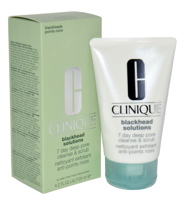 CLINIQUE Blackhead Solution 7 Day Deep Pore Cleanse & Scrab Peeling oczyszczający pory 125 ml