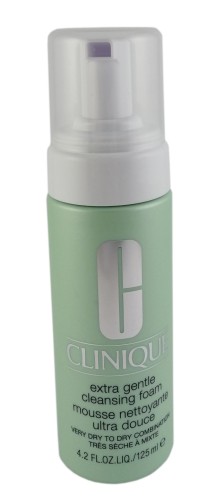 CLINIQUE Extra Gentle Cleanising Foam delikatna pianka oczyszczająca do skóry suchej i bardzo suchej 125 ml