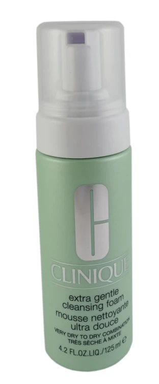 CLINIQUE Extra Gentle Cleanising Foam delikatna pianka oczyszczająca do skóry suchej i bardzo suchej 125 ml