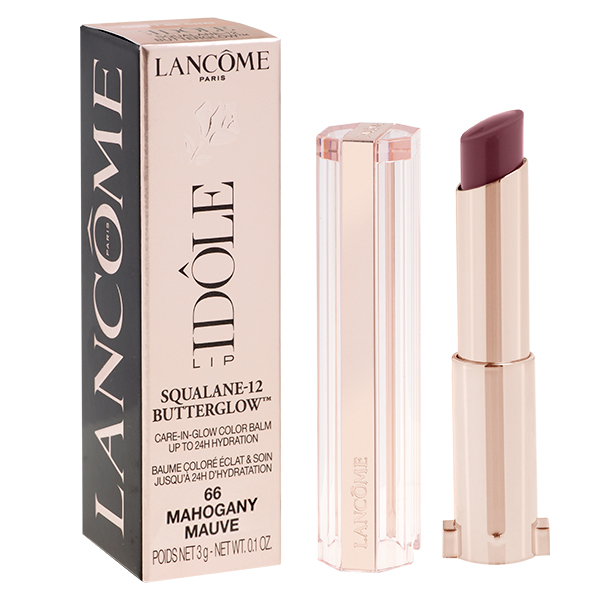 LANCOME LIP IDOLE SQUALANE-12 BUTTERGLOW 66 MAHOGANY MAUVE 3G