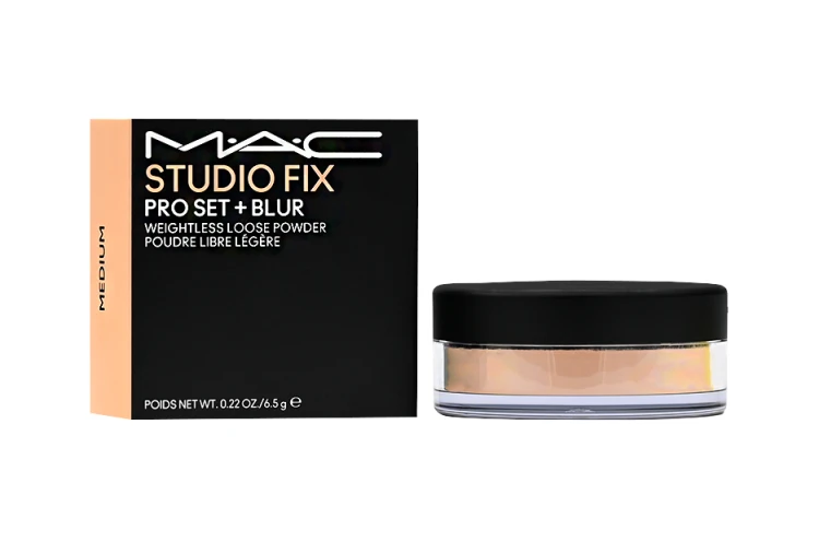 MAC Studio Fix Pro Set + Blur Weightless Loose Powder Medium Puder utrwalająco-matujący