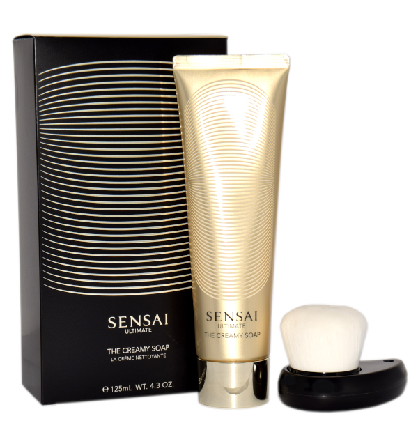 KANENO Sensai Ultimate The Creamy Soap & Brush Kremowe mydło do twarzy ze szczotką 125ml