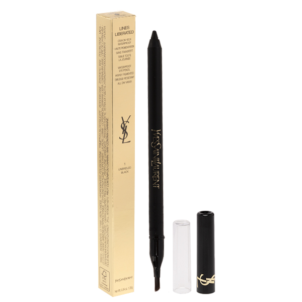 YSL LINES LIBERATED WATERPROOF EYE-PENCIL Wodoodporna kredka do oczu BLACK 1,2G