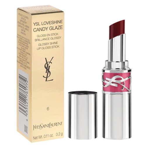 YSL LOVESHINE CANDY GLAZE LIP GLOSS Pomadka do ust 06 HEALTHY GLOW PLUMPER 3,2G