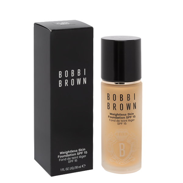 BOBBI BROWN WEIGHTLESS SKIN FOUNDATION SPF 15 WARM NATURAL 30ML
