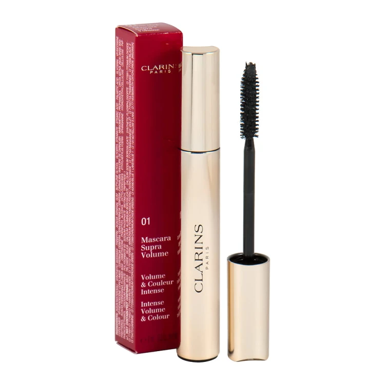 CLARINS  Supra Volume Mascara 01 Intense Black   Maskara pogrubiająco - wydłużająca  8 ml