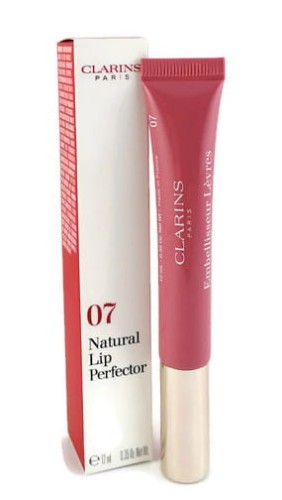 CLARINS   Natural Lip Perfector 07 Toffee Pink   Odżywczy błyszczyk rozświetlający z efektem 3D 12 ml