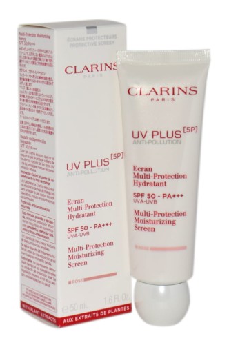 CLARINS Uv Plus Multi-Protection Moisturizing Screen Spf50 Rose Cream Krem ochronny UV do twarzy 50ml