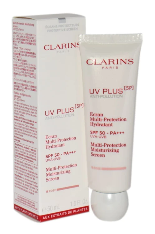 CLARINS Uv Plus Multi-Protection Moisturizing Screen Spf50 Rose Cream Krem ochronny UV do twarzy 50ml
