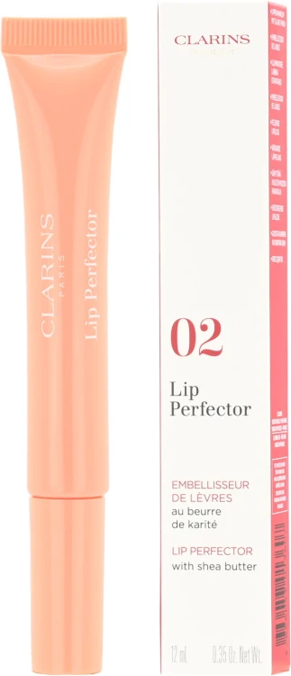 CLARINS  Instant Light Natural Lip Perfector 02 Apricot Shimmer Błyszczyk do ust 12 ml