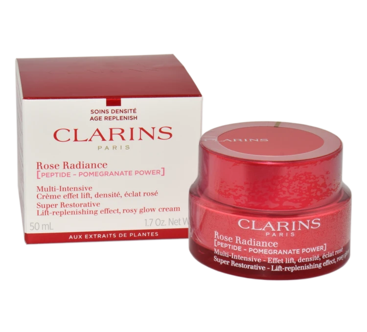 CLARINS Rose Radiance Cream Super Restorative-Lift Replenishing Effect Rosy Glow Odmładzający  krem do twarzy na dzień 50ml