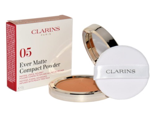 CLARINS  Joli Ever Matte Compact Powder 05 Medium Deep   Puder w kompakcie