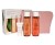CLARINS Set (Miccelar Water 200ml+Lotion 200ml+ Gentle Peeling 15ml+ Pouch) Zestaw pielęgnacyjny z kosmetyczką