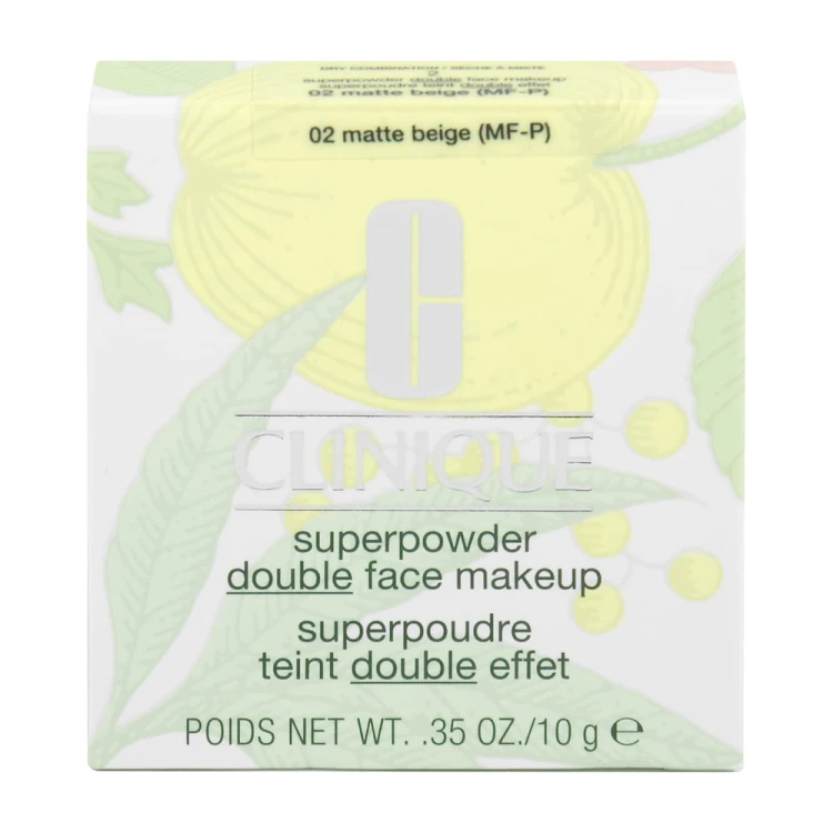 Clinique  Superpowder Double Face Makeup 02 Matte Beige  Pudrowy podkład w kompakcie 10 g