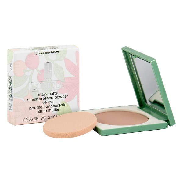 Clinique  Stay-Matte Sheer Pressed Powder Oil-Free 03 Stay Beige  Puder matujący 7,6 g
