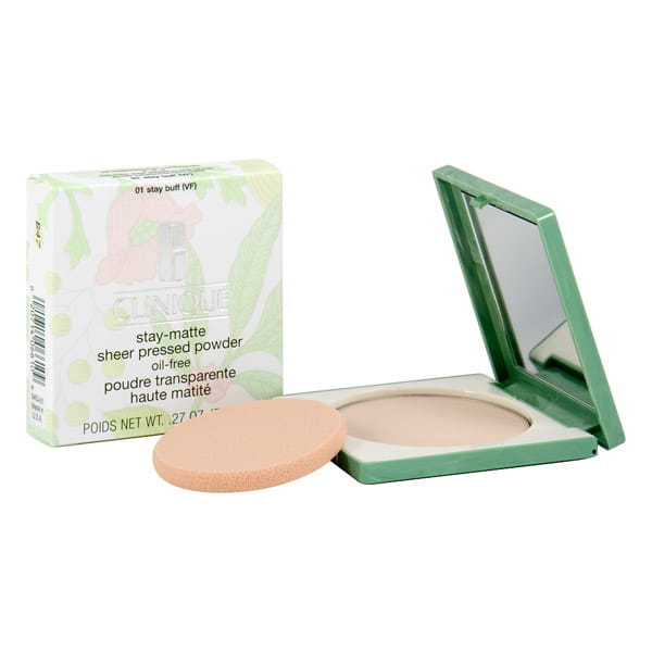 Clinique  Stay-Matte Sheer Pressed Powder Oil-Free 01 Stay Buff  puder matujący 7,6 g