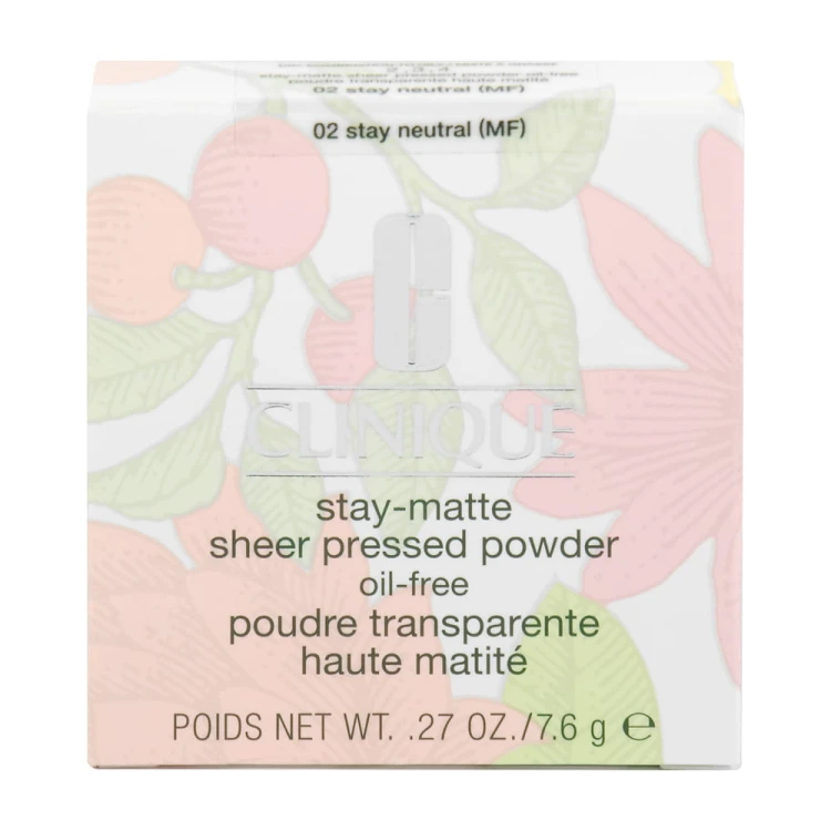 Clinique  Stay-Matte Sheer Pressed Powder Oil-Free 02 Stay Neutral  puder 7,6 g