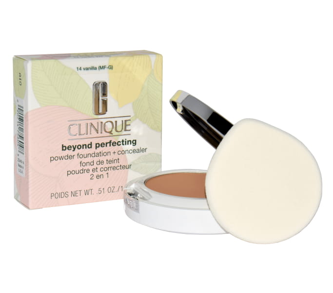 CLINIQUE  Beyond Perfecting Powder Poundation + Concealer 14 Vanilla   Podklad z korektorem 14,5g