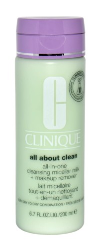 CLINIQUE  All About Clean Cleansing Micellar Milk + Makeup Remover Very Dry To Dry Combination   Mleczko oczyszczające do twarzy 200ML