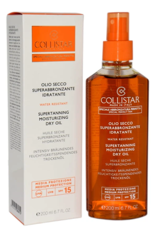 COLLISTAR  SUPERTANNING DRY OIL SPF15   Olejek do opalania 200ml