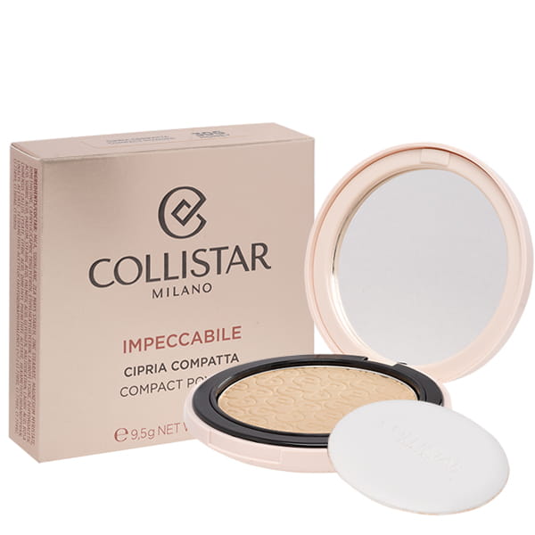 Collistar Impeccable Compact Powder Puder w kompakcie Honey 10g