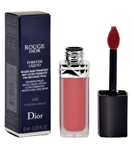 DIOR  Rouge Forever Liquid Lipstick 558 Forever Grace   Pomadka w płynie 6 ml