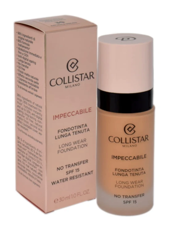 COLLISTAR  Impeccabile Long Wear Foundation SPF15 3G - Natural Gold   Podkład do twarzy 30 ml