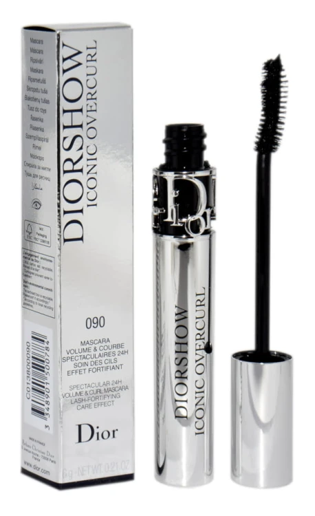 DIOR  Mascara Diorshow Iconic Overcurl 090 Black pogrubiająco - podkręcający tusz do rzęs (czarny) 6g