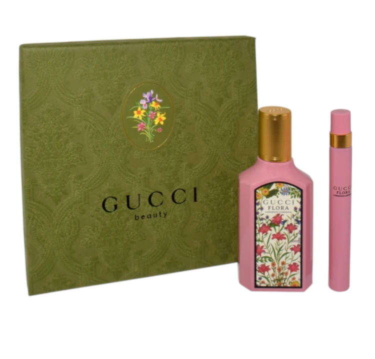 GUCCISet (Flora Gorgeous Gardenia Edp 50ml + Travel Spray 10ml)Zestaw zapachowy