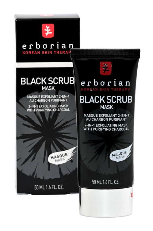 ERBORIAN  Black Scrub   Maseczka 50 ml    promocja