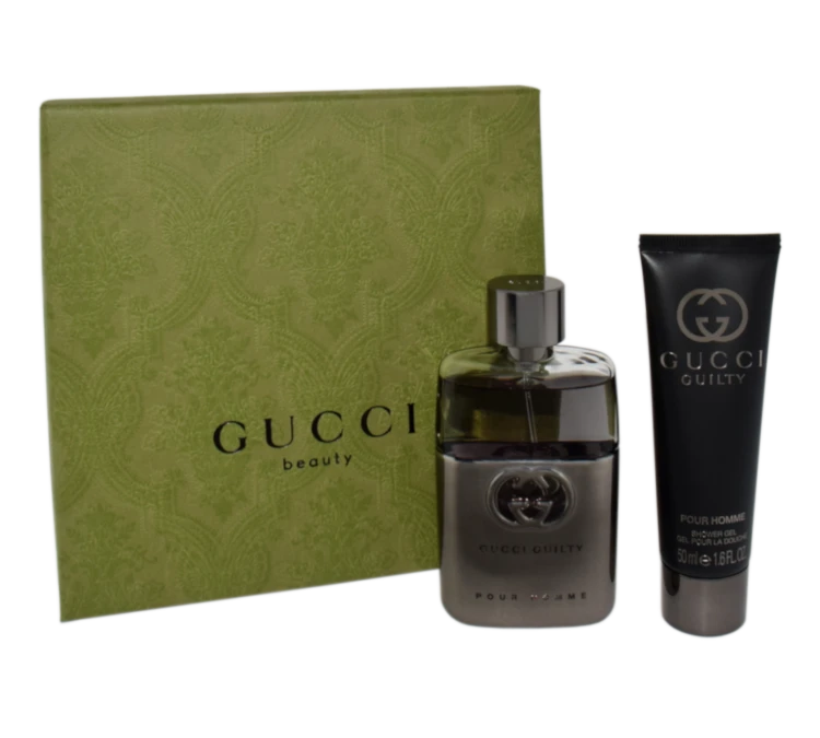 GUCCI Set (Guilty Pour Homme Edt 50ml + Shower Gel 50ml) Zestaw zapachowy
