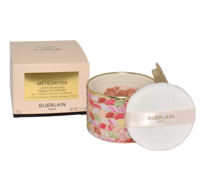 GUERLAIN Meteorites Pearl Powder Ambre 04 NEW Rozświetlający puder do twarzy Nowość