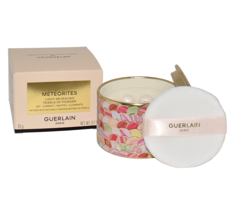 GUERLAIN Meteorites Pearl Powder Pearly White 01 Rozświetlający puder do twarzy