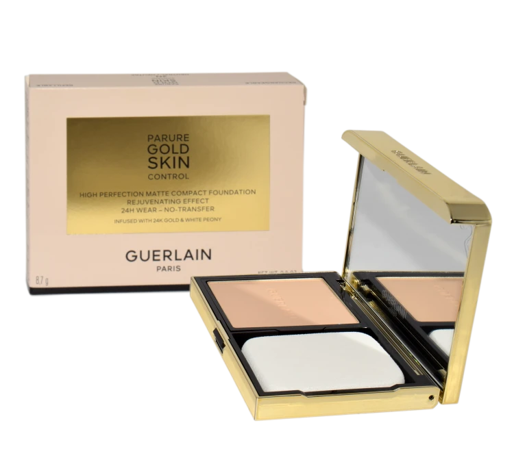 GUERLAIN Parure Gold Skin Control Compact 2N Kompaktowy podkład matujący 10g