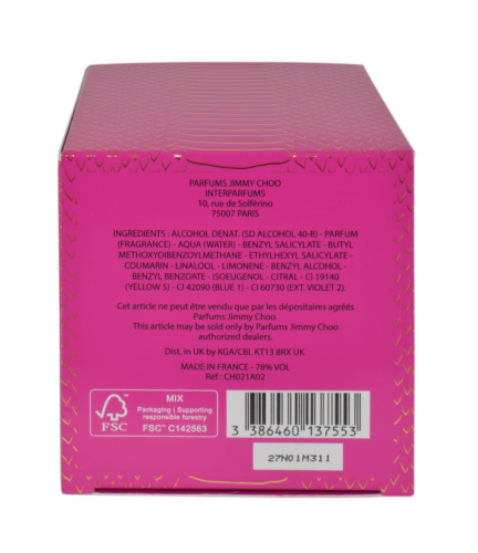 JIMMY CHOO  ROSE PASSION   woda perfumowana damska 60ML
