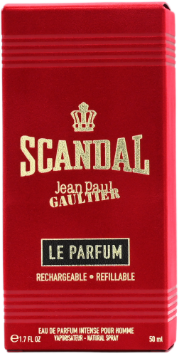 JPG SCANDAL   LE PARFUM  INTENSE POUR HOMME REFILLABLE   Woda perfumowana męska 50ML