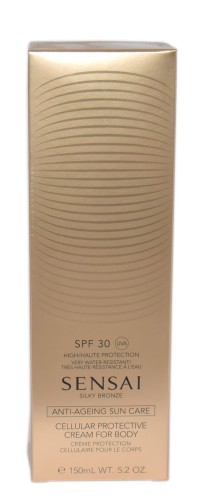 KANEBO SENSAI  SILKY BRONZE CELLULAR PROTECTIVE CREAM FOR BODY SPF30   Krem do opalania ciała 150ml
