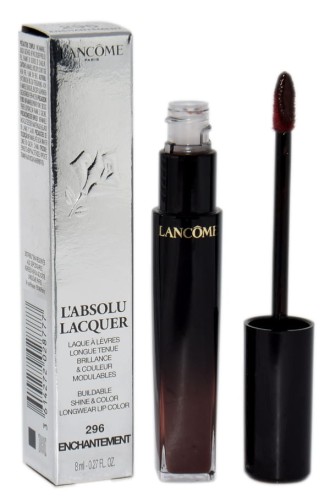 LANCOME  L'Absolu Lacquer Buildable Shine & Color Longwear Lip Color 296 Enchantement   Błyszczyk do ust 8ML