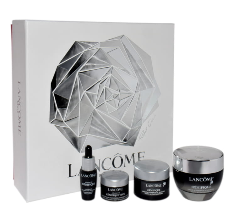 LANCOME  Set (Advenced Genifique Creme 50ML + Advanced Genifique Creme 15ML + Advanced Genifique Yeux 5ML + Advanced Genifique Serum 7ML)   Zestaw pielęgnacyjny
