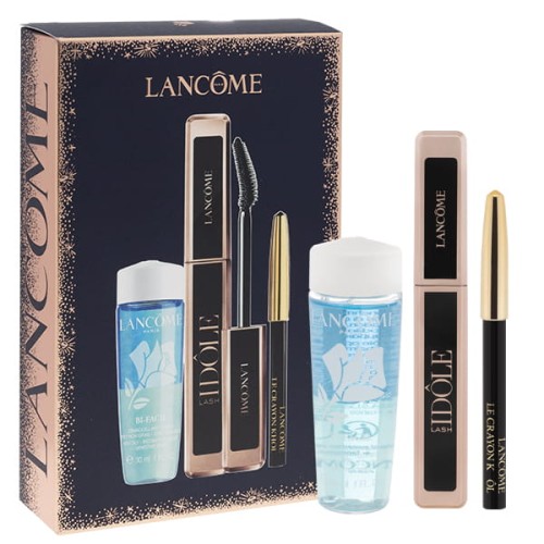 LANCOME Set (Lash Idole Mascara 01 + Bi-Facil Eye 30 ml + Khol Eye Pen Mini 027 Noir) Zestaw upominkowy dla kobiet