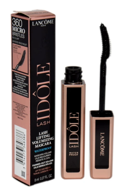 LANCOME Mascara Lash Idole 01 Glossy Black Waterproof Wodoodporny tusz do rzęs 8ml