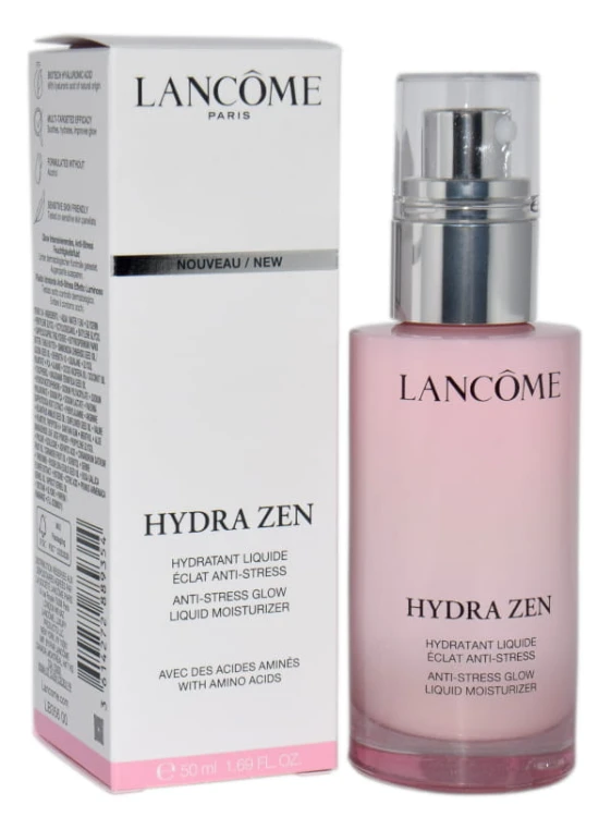 LANCOME HYDRA ZEN ANTI-STRESS GLOW LIQUID MOISTURIZER delikatny krem do twarzy  50 ml
