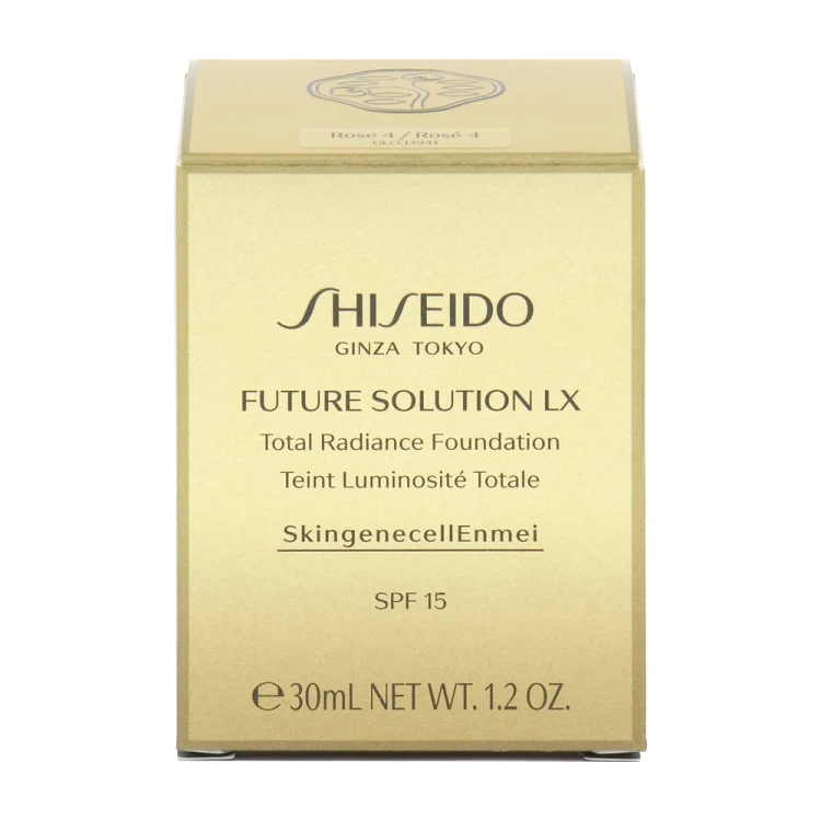 SHISEIDO  Future Solution LX Total Radiance Foundation SPF 15 R4 Rose   Podkład do twarzy 30 ml
