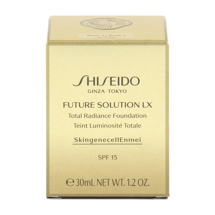 SHISEIDO  Future Solution LX Total Radiance Foundation SPF 15 R3 Rose   Podkład do twarzy