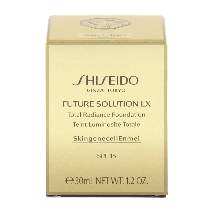 SHISEIDO  Future Solution LX Total Radiance Foundation SPF 15 G3 Golden   Podkład  30 ml