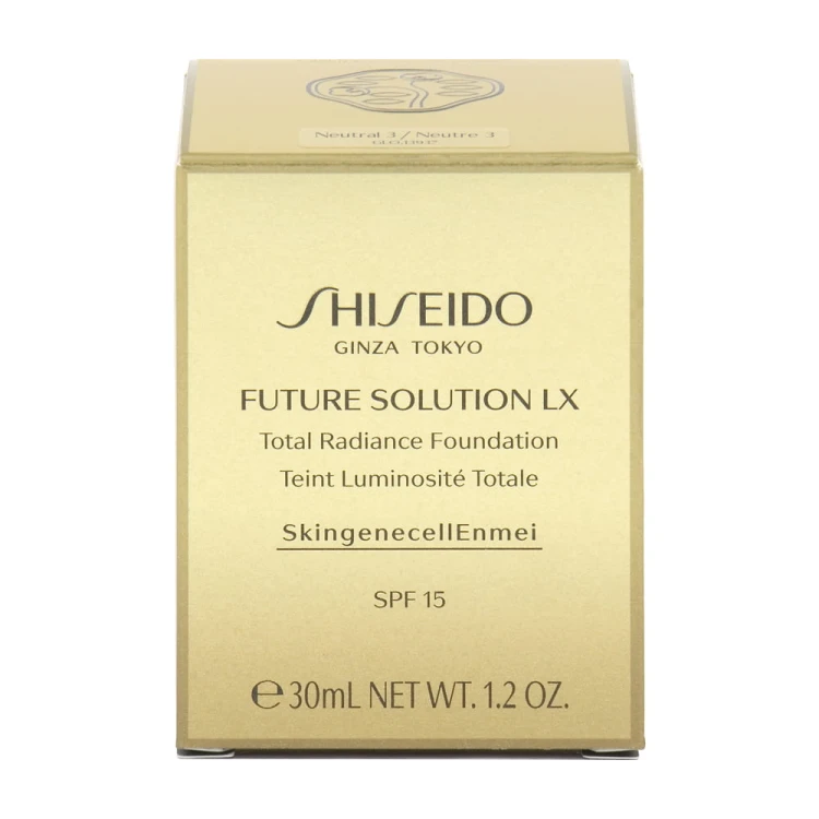 SHISEIDO  Future Solution LX Total Radiance Foundation SPF 15 N3  Neutral   Podkład do twarzy