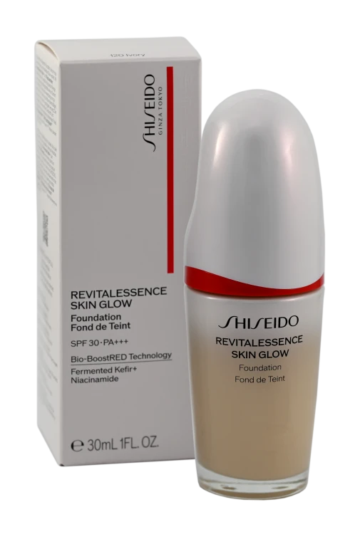SHISEIDO  Revitalessence Skin Glow Foundation SPF 30+++ 120 Ivory   Podkład do twarzy  120 Ivory 30ML