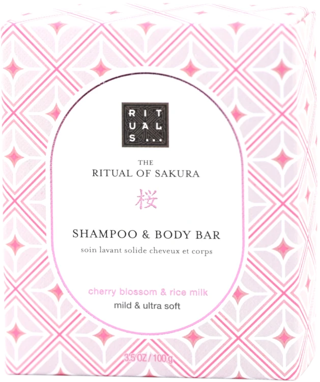 RITUALS   THE RITUAL OF SAKURA SHAMPOO & BODY BAR   Kostka do mycia ciała i włosów 100ML