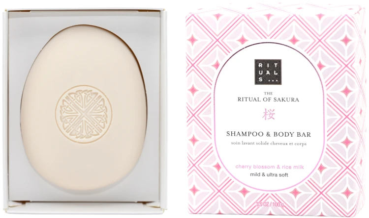 RITUALS   THE RITUAL OF SAKURA SHAMPOO & BODY BAR   Kostka do mycia ciała i włosów 100ML
