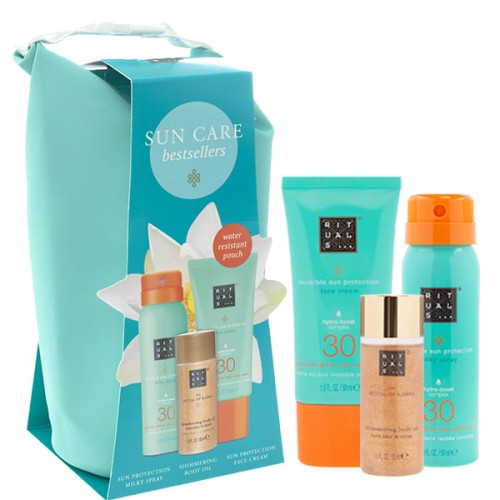 RITUALS   SET (KARMA SUN PROTECTION MILKY SPRAY 50ML + SHIMMERING BODY OIL 30ML + SUN PROTECTION FACE CREAM 50ML)   Zestaw
